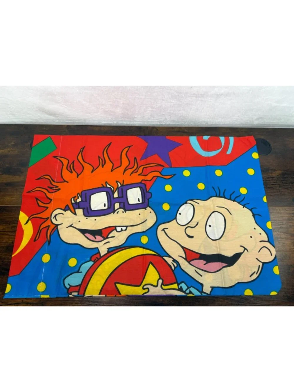 Vintage Nickelodeon Rugrats Pillowcase and valance